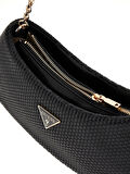 Guess Kadın Phaedra Top Fermuarlı  Siyah  Omuz Çantası