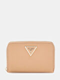 Guess Kadın Bej Laurel Orta Boy Fermuarlı Cüzdan