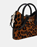 Guess Domitilla Kadın Çok Renkli Deri El Çantası HWLO7529760-LEO