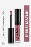 Flormar Kadife Dokulu Likit Mat Ruj - Silk Matte Liquid Lipstick - 011 MISTY ROSY - 8690604505388