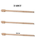 Doğal Kuş Tahta Tünek 20 cm 3 Adet Kafes Tüneği Tahta Tünek Kafes Kuşları İçin