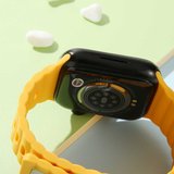 Gpack Apple Watch 10 42mm Kordon Silikon Metal Tokalı Ayarlanabilir KRD73
