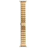 Gpack Apple Watch 10 42mm Kordon Metal Zigzag Fit Tasarım Desenli KRD86