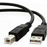 Usb printer kablosu 3 metre siyah