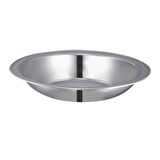 Özbir Çelik Yemek Tabağı Ø13 cm 304 Kalite Paslanmaz Çelik 1 Adet