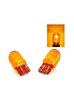 T20 Turuncu Çift Duy Naturel Amber Oto Ampul