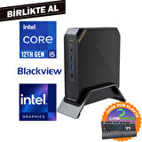 Blackview MP200 i5-12450H 16GB 512GB SSD Windows 11 Pro Mini PC + Gaming Klavye MP20016512I5 017