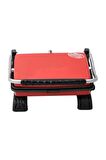 Dökümix Döküm Organik Tost Makinesi 1800w Kırmızı Ev Tipi