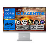 Lenovo IdeaCentre 24IRH9 i7-13620H 48GB 4TB SSD 27" FHD Freedos Beyaz All In One Pc F0HM004JTR 009