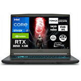 MSI THIN 15 i7-12650H 32GB 1TB SSD 4 GB RTX3050 144Hz 15.6" W11P Gaming Laptop B12UC-1479XTR 008