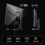 Koorui 1ms 180Hz 24.5" 1920x1080 FHD Gaming Monitör 25E3A