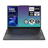 Lenovo ThinkPad E16 Gen 2 Ultra 7 155H 24GB 2TB SSD 16" WUXGA Fdos Dizüstü Bilgisayar 21MA002UTX 006