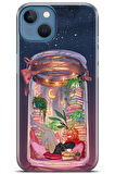 Apple iPhone 13 uyumlu Girls 18 UV Kapak Yıldızlar ve Kitaplar