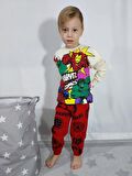 ERKEK ÇOCUK MARVEL MODELLİ 3 İP ŞARDONLU EŞOFMAN TAKIMI