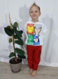 ERKEK ÇOCUK MARVEL MODELLİ 3 İP ŞARDONLU EŞOFMAN TAKIMI