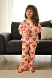 KIZ ÇOCUK BARBİE ELSA MİCKEY 3 İPLİK İSPANYOL PAÇA TAYTLI PAMUK TAKIM