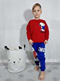 ERKEK ÇOCUK LİON SNOOPY ÖRÜMCEK ADAM 3 İPLİK PAMUK EŞOFMAN TAKIMI