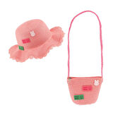 KİTTİ 24715-01 KIZ ÇOCUK 52 CM ÇANTALI HASIR ŞAPKA