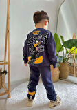 ERKEK ÇOCUK LOONEY TUNES 3 İPLİK ŞARDONLU KALIN KIŞLIK EŞOFMAN TAKIMI 