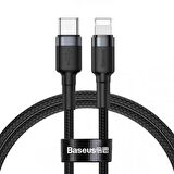 Baseus Ultra Hızlı 1 Mt 18W Type-C To İPhone Şarj Kablosu Veri Aktarım Kablosu