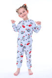 Yılbaşı Temalı Baston Şeker Desenli %100 Pamuk Unisex Pijama Takımı