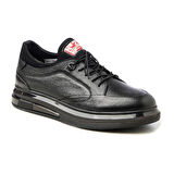 Erkek Sneaker OZ-2967 John May Siyah Messi-Siyah Strech Kumaş