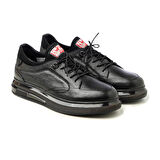 Erkek Sneaker OZ-2967 John May Siyah Messi-Siyah Strech Kumaş