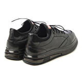 Erkek Sneaker OZ-2967 John May Siyah Messi-Siyah Strech Kumaş