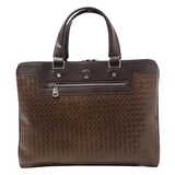 TH Bags  Unisex Evrak Çantası TH-YS99-1950 Kahverengi Örgü