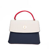 TH Bags  Kadın Çapraz Çanta TH-YK6378 Laci-Krem-Kırmızı