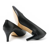 Kadın Stiletto MAR-23K-191-327 JOHN MAY SİYAH CİLT
