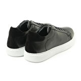 Erkek Sneaker ( Günlük) KA-C11744 John May Casual Siyah Maçka-Siyah Süet