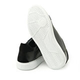 Erkek Sneaker ( Günlük) KA-C11744 John May Casual Siyah Maçka-Siyah Süet