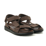Erkek Sandalet AG- 23210-8 John May Nubuk Kahve