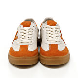 Kadın Sneaker ( Günlük) MAR-25Y-192-3030 John May Orange Süet-Bej Cilt-Orange Süet