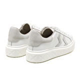Kadın Sneaker ( Günlük) MAR-25Y-209-8825 John May Beyaz-Bej Süet