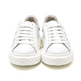Kadın Sneaker ( Günlük) MAR-25Y-209-8825 John May Beyaz-Bej Süet