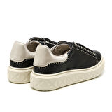 Kadın Sneaker ( Günlük) MAR-25Y-209-8888 John May Siyah-Metalik Altın