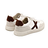 Kadın Sneaker ( Günlük) RC-25Y-006-M44 John May Beyaz Cilt-Bordo Süet