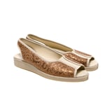 Kadın Sandalet 983 Green Life STRETCH WOMEN'S FOOTWEAR Brown