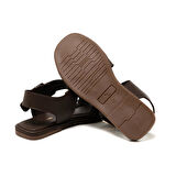 Kadın Sandalet RC-25Y-001-R29626 John May Kahve Cilt