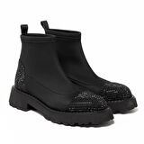 Kadın Bot GTN-24565 John May Siyah Strec Siyah Taş