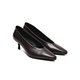 Kadın Topuklu/ Stiletto MAR-25K-242-ANNY John May Koyu Kahve