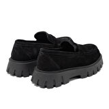 Kadın Oxford ( Klasik) RC-25K-001-210 John May Siyah Suet