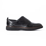 Erkek Oxford ( Klasik) KA-26Y-C4627 John May CASUAL Shoe Black Bambi