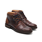 Erkek Bot 10522 021 WK-John May Orkut Suede Cognac