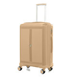 Unisex  JMY8101.06 John May PP Silikon Valiz Orta Boy  67x41x29cm  Vizon