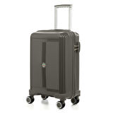 Unisex  JMY8101.07 John May PP Silikon Valiz Küçük Boy  57x35x25cm  Gri