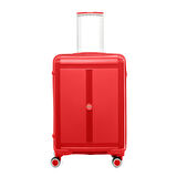 Unisex  JMY8101.19 John May PP Silikon Valiz Orta Boy  67x41x29cm  Kırmızı