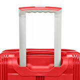 Unisex  JMY8101.19 John May PP Silikon Valiz Küçük Boy  57x35x25cm Kırmızı